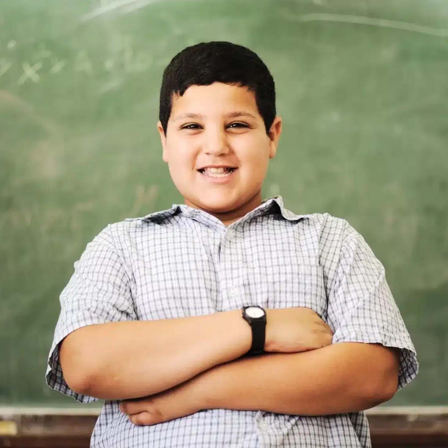 Boy Happy posing for photo