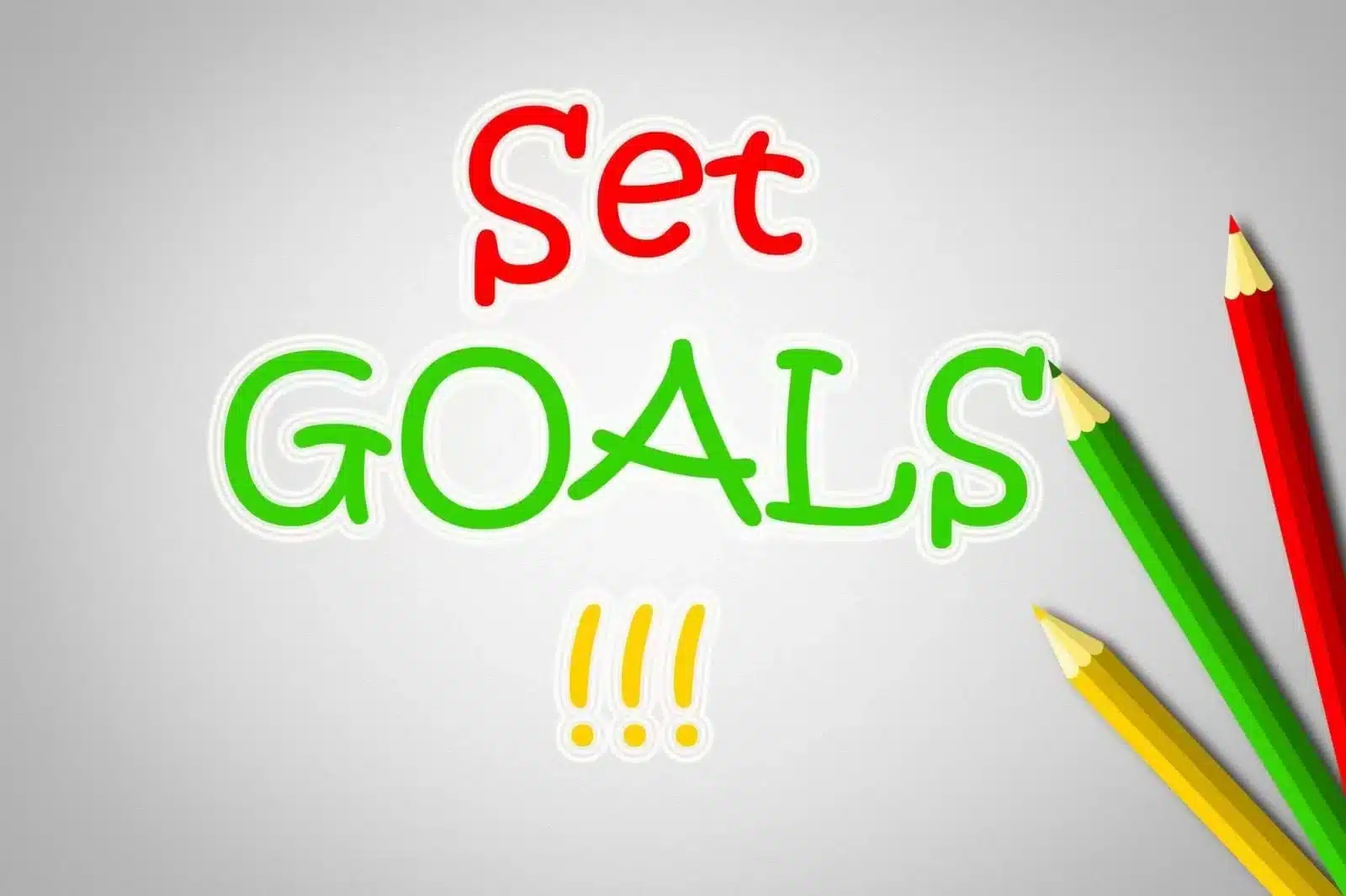 Set Goals Sign