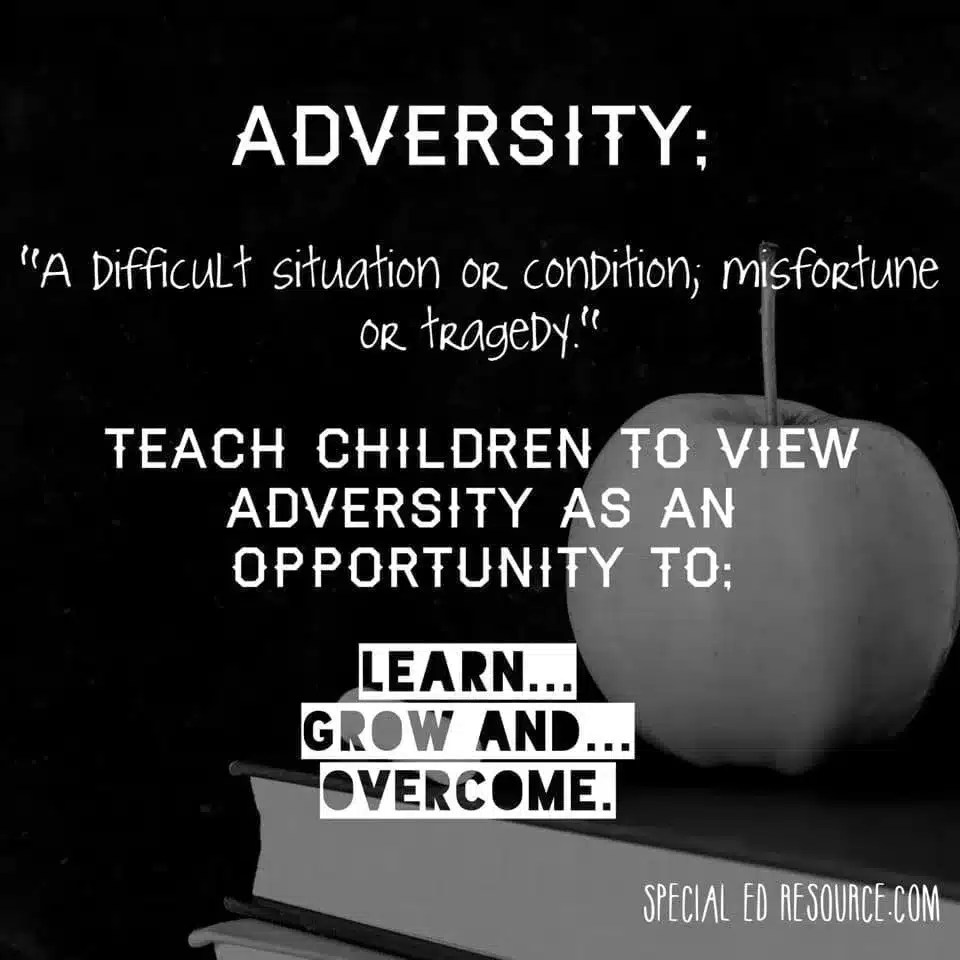 Adversity Is An Opportunity For Growth