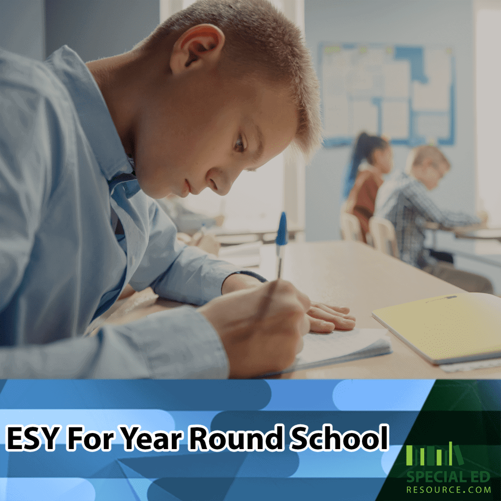 ESY For YearRound School How Does it Work for Special Ed Kids