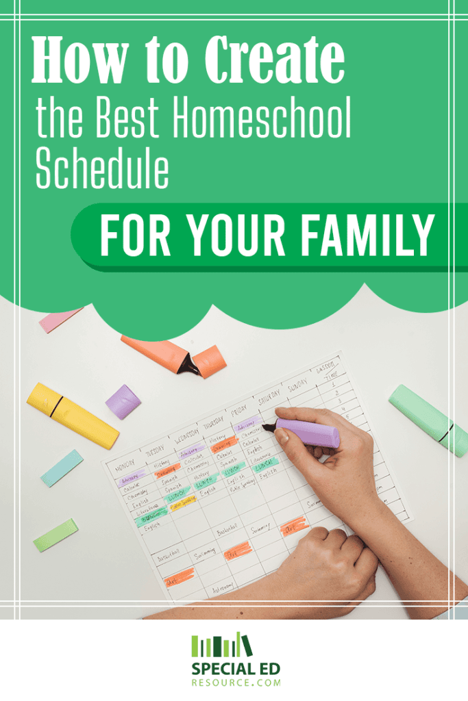 How to Create the Best Homeschool Schedule for Your Family