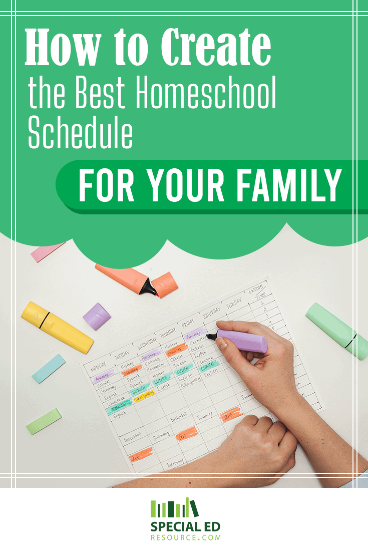 How to Create the Best Homeschool Schedule for Your Family