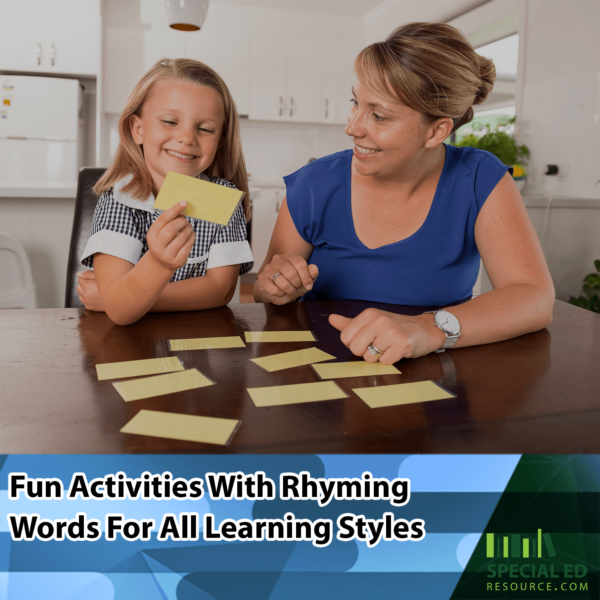 Fun Activities With Rhyming Words For All Learning Styles