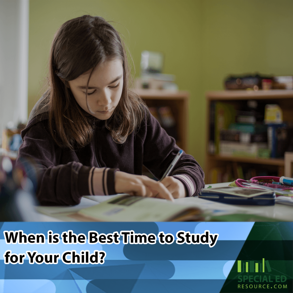 When is the Best Time to Study for Children?