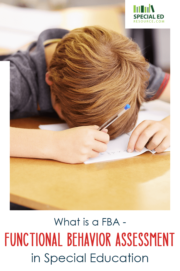 What is a FBA - Functional Behavior Assessment