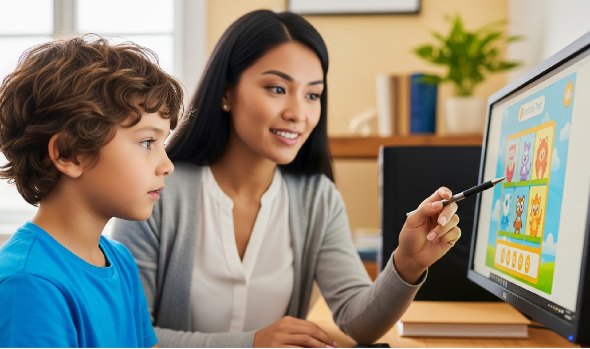 Child reading with parent using dyslexia-friendly homeschool strategies