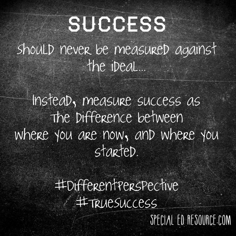 The Measurement Of Success | SpecialEdResource.com
