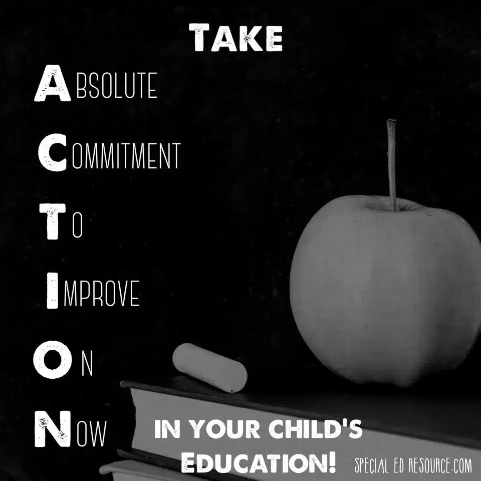Take Action In Your Childs Education