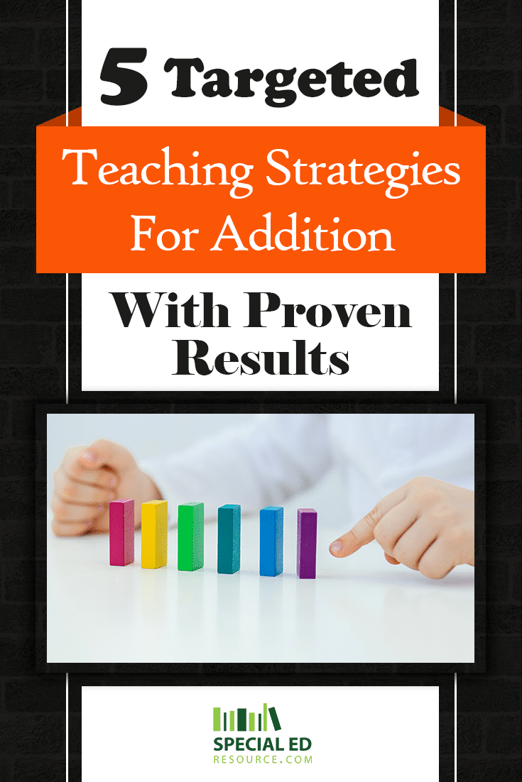 A child using blocks one of these teaching strategies for addition to do his homework at home.