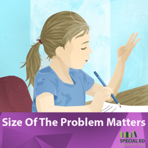 Size Of The Problem Matters