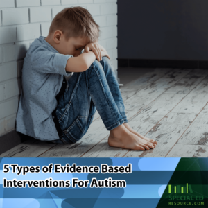Young boy with autism looking frustrated on the floor, highlighting the importance of Evidence Based Interventions For Autism.