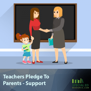 Teachers Pledge To Parents - Support