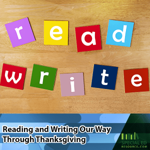 Reading And Writing Our Way Through Thanksgiving