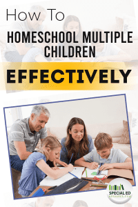 How to Homeschool Multiple Children Effectively