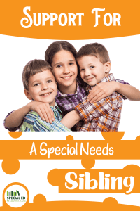 3 siblings embracing support for a special needs sibling