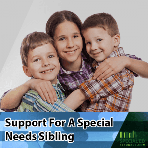3 siblings embracing support for a special needs sibling