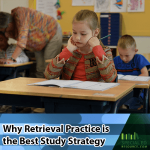 Students in a classroom getting ready to take a test why retrieval practice is the best study strategy
