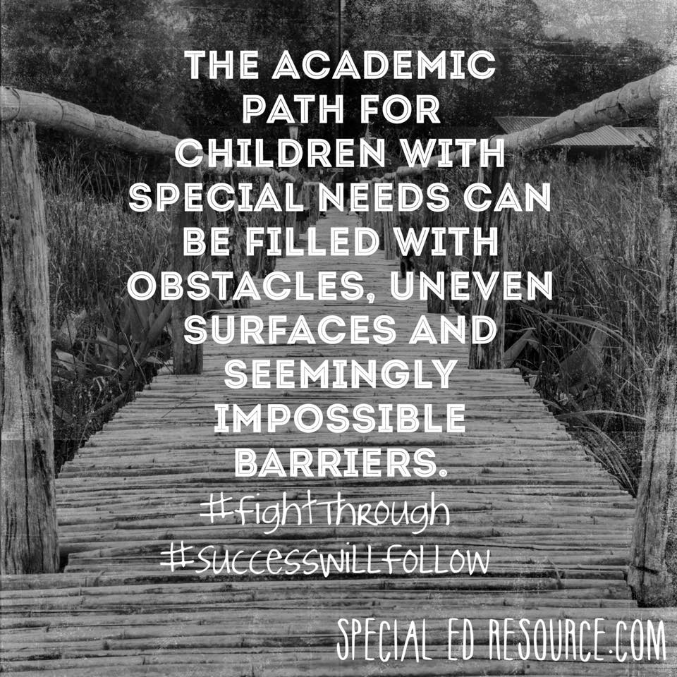 The Academic Path Can Be Tough | Special Education Resource