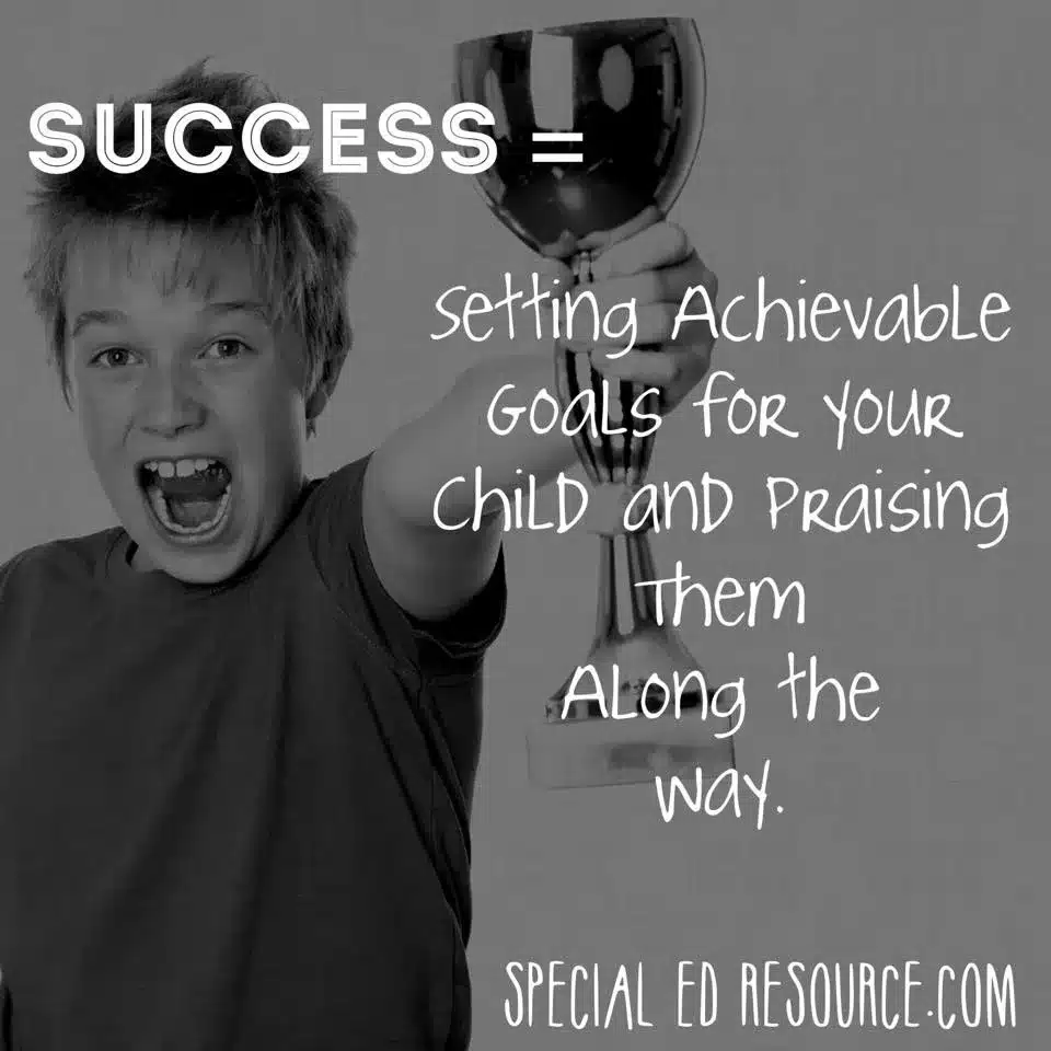 Set Achievable Goals For Your Child | Special Education Resource