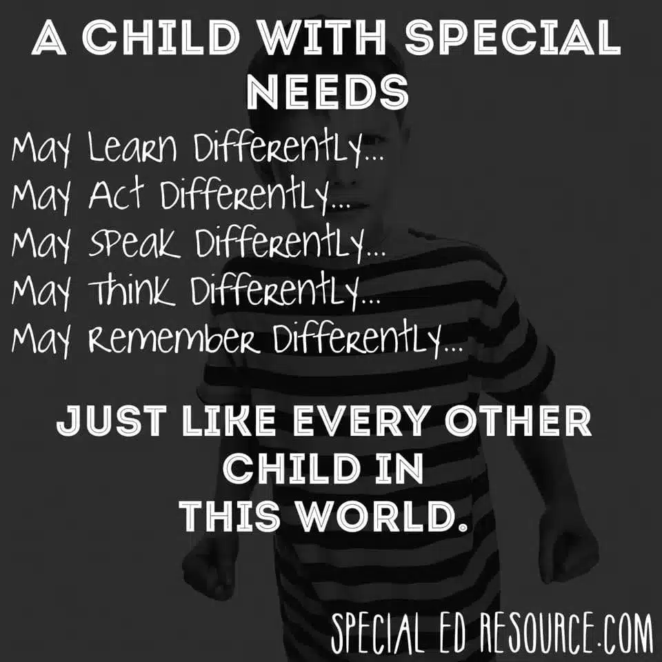 Every Child Is Different | Special Education Resource