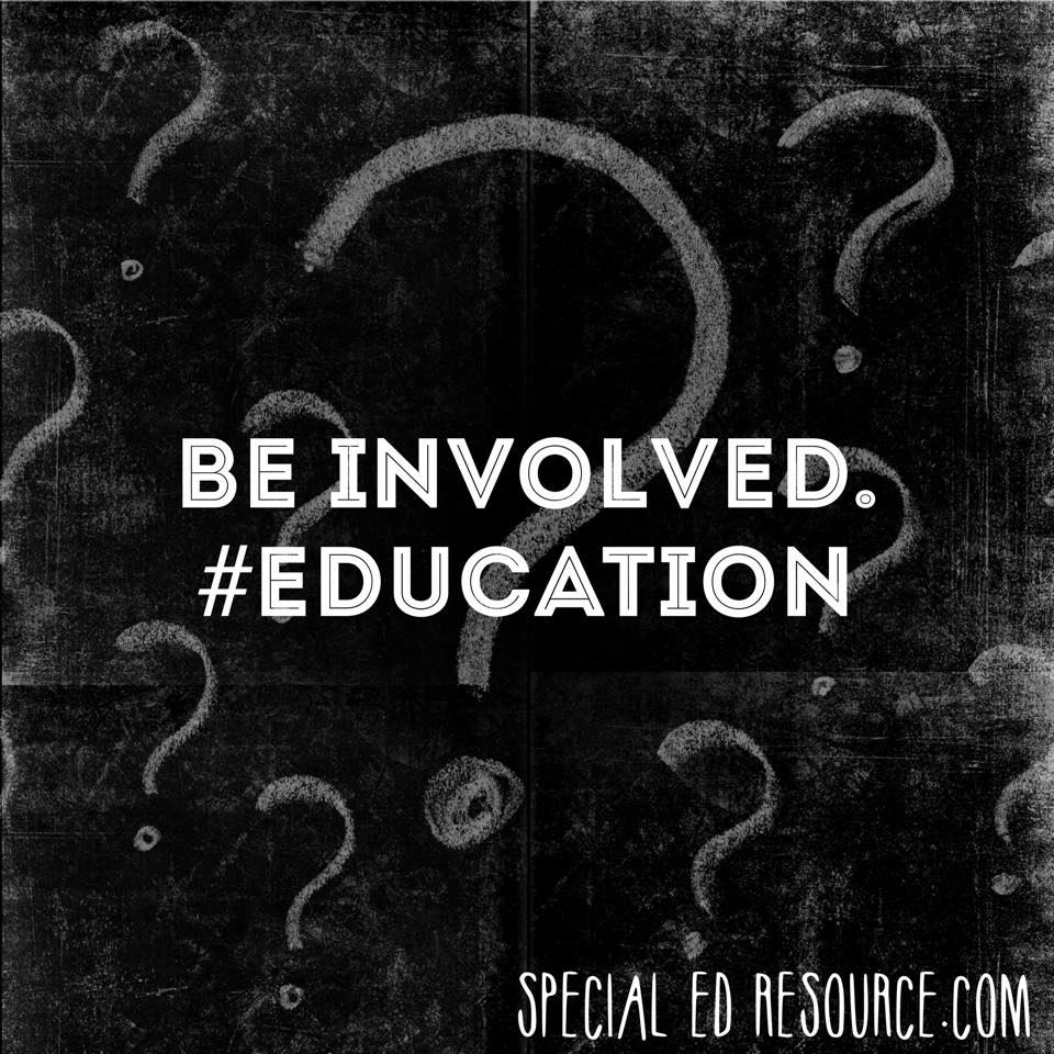 Be Involved In Your Child's Education| Special Education Resource