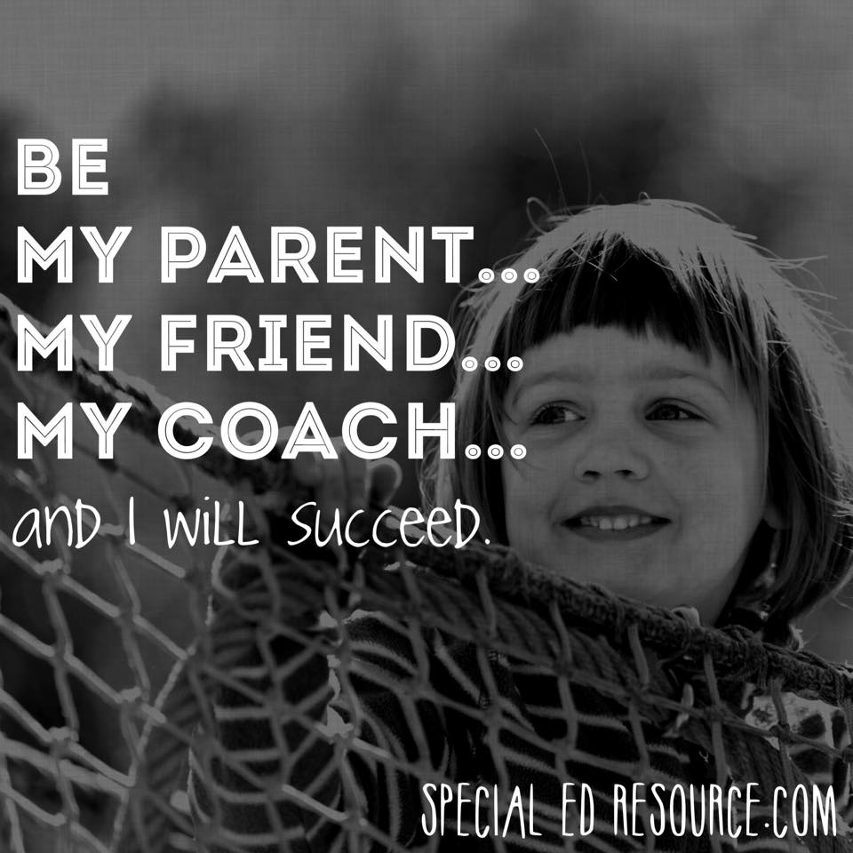 Be My Parent And I Will Succeed | Special Education Resource