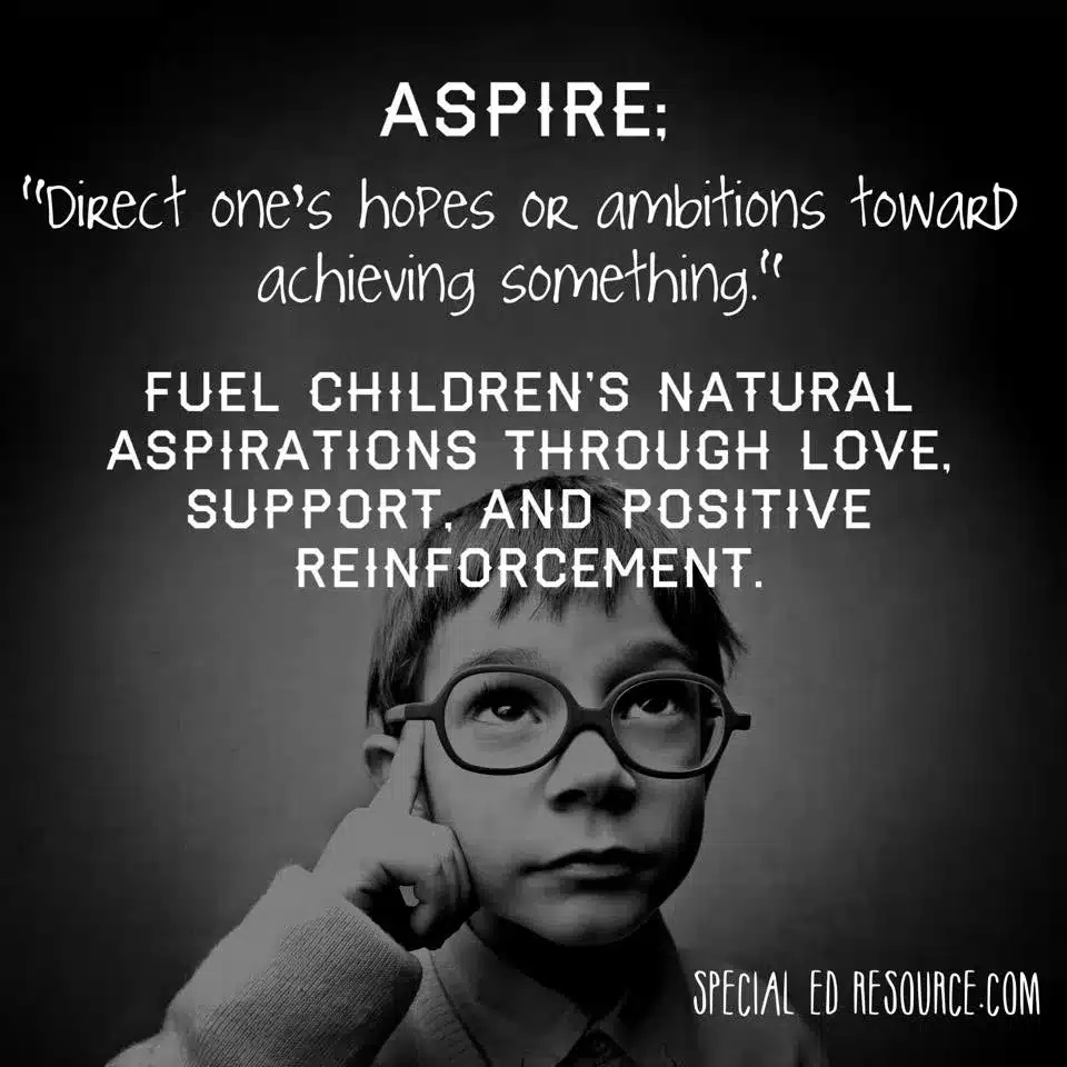 Children Aspire To Be Successful