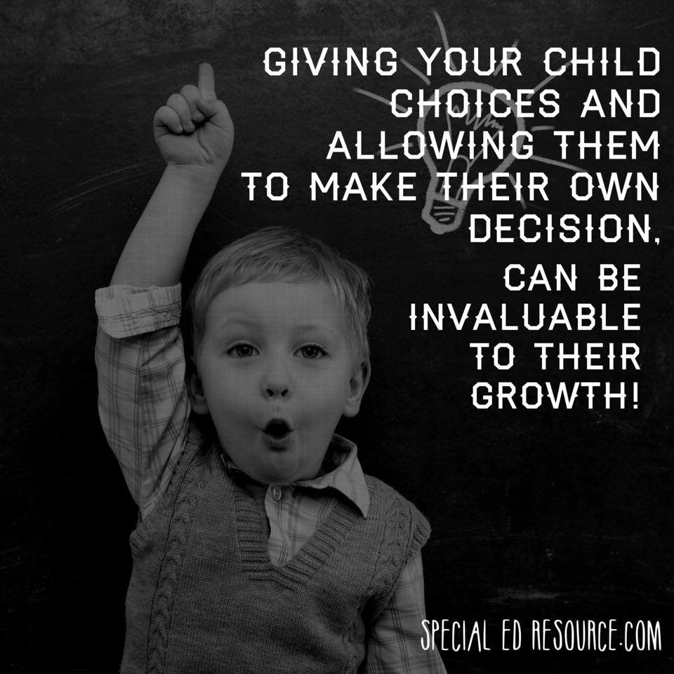 Choices Can Be Invaluable For Children