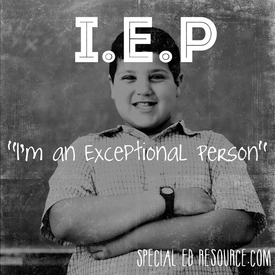 IEP | I'm An Exceptional Person | Special Education Resource