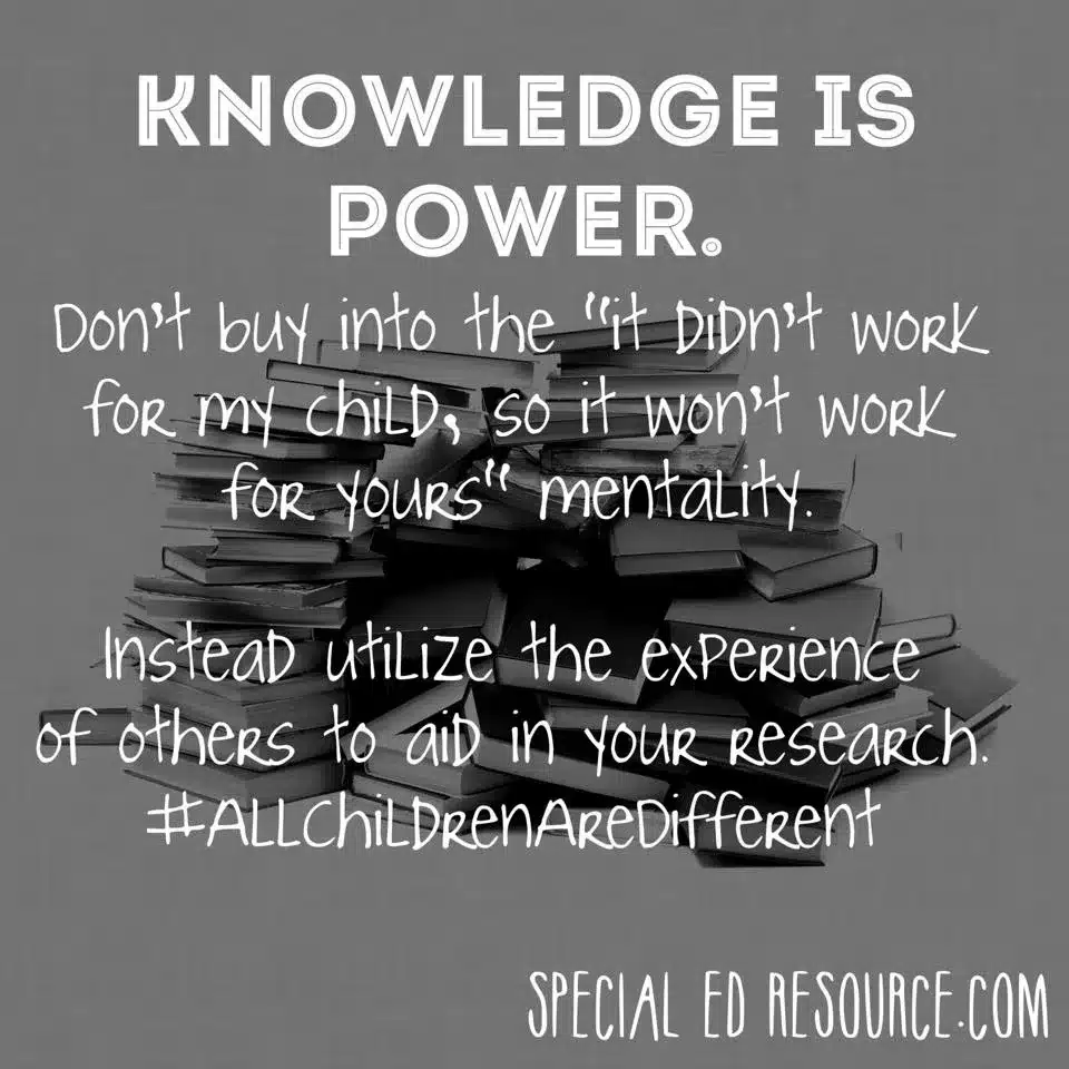 Knowledge Is Power | Special Education Resource
