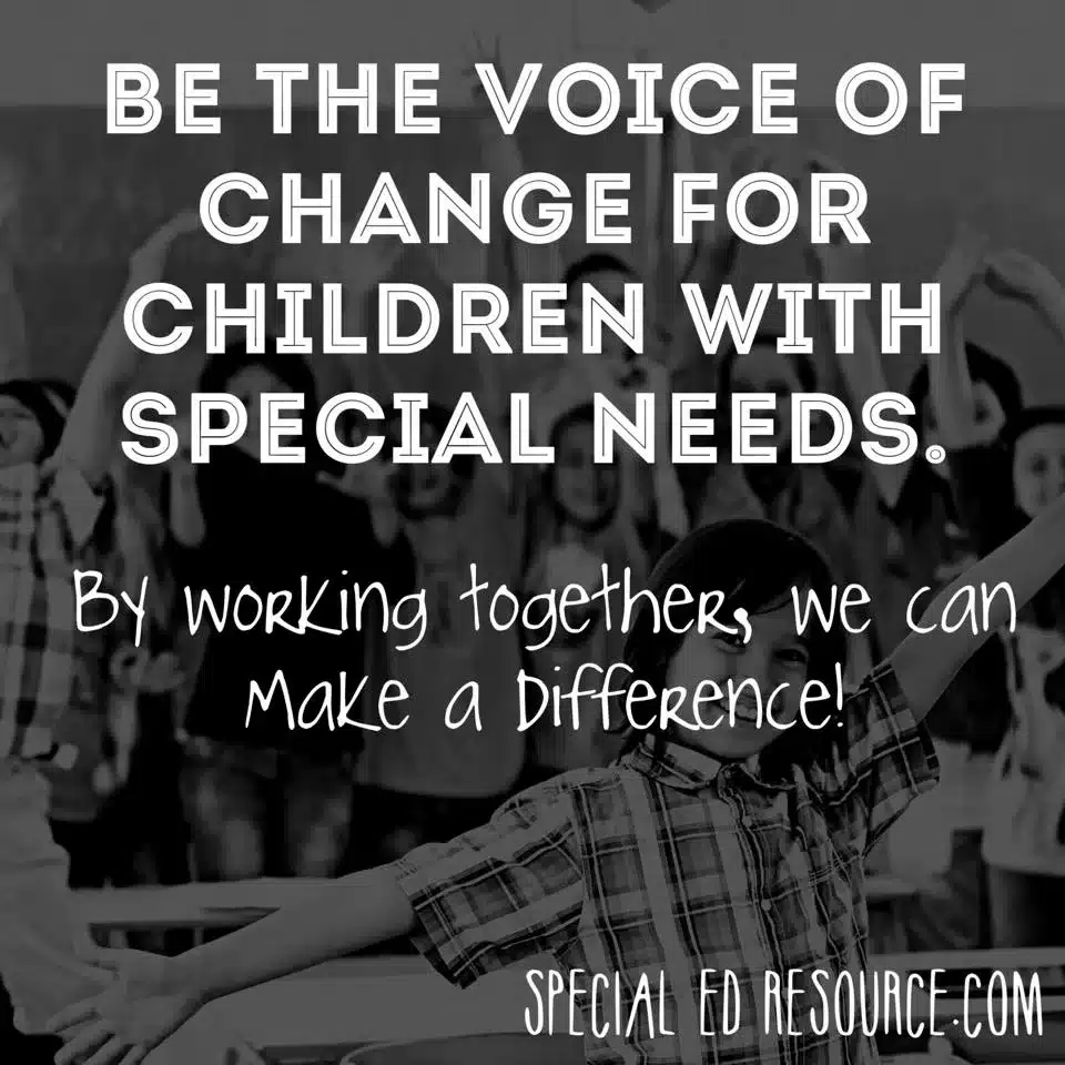 Be The Voice Of Change | Special Education Resource
