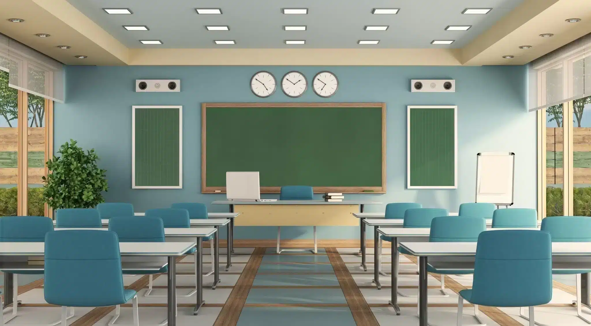 Modern Style Classroom