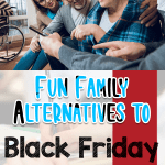 Family visiting a nursing home as one of many family alternatives to Black Friday shopping