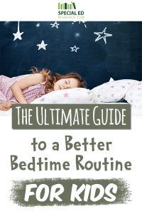 Little girl laying in bed sleeping after her parents read this guide to a better bedtime routine for kids.