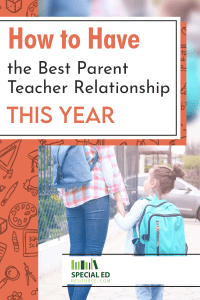 Mom walking child with a backpack to school holding hands to meet child's teacher and start the year off with the best parent teacher relationship.